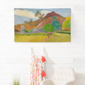 田火田風景（Paul Gaugin著） 横断幕 (インサイチュ)