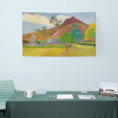 田火田風景（Paul Gaugin著） 横断幕 (トレードショー)