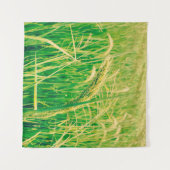 田畑と新鮮なヴィンテージ タペストリー (正面(横))