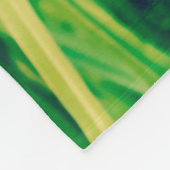 田畑と新鮮なヴィンテージ フリースブランケット (角)