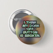 田舎くさい人のバッジ 缶バッジ (正面&裏面)