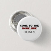 田舎くさい人の側面に来られて私達はPiを有します 缶バッジ (正面&裏面)