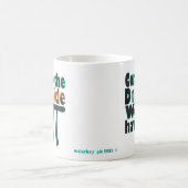 田舎くさい人の側面に来られて、私達はPiを有します コーヒーマグカップ (中央)