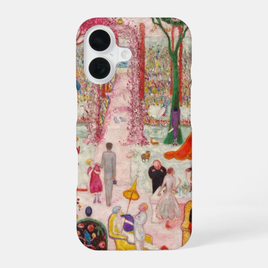 田舎での日曜日の午後 iPhone 16ケース (裏面)