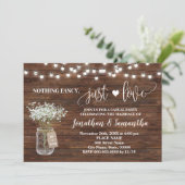 田舎で飾らない愛を誓う ふたりだけの結婚式のお知らせ セーブザデート (スタンド正面)