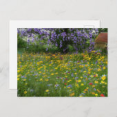 田舎にコテージがある野草 シーズンポストカード (正面/裏面)