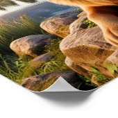 田舎に住むドイツ素朴人の羊飼い ポスター (角)