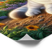 田舎に住む短気な飼い猫 ポスター (角)