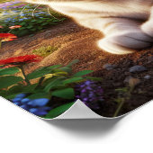 田舎に住む短気な飼い猫 ポスター (角)