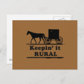 田舎に住む ポストカード (正面/裏面)