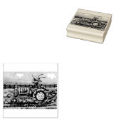田舎のアリ農場、トラクターゴム印 ラバースタンプ (押印)