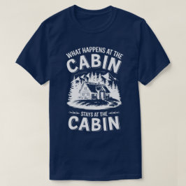 田舎のキャビンライフの引用 | 自然の山の風景 Tシャツ