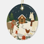 田舎のクリスマスのぬくもり オーナメント (左)
