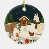 田舎のクリスマスのぬくもり オーナメント (裏面)
