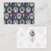 田舎のクリスマス ノートカード (正面/裏面)