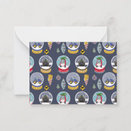 田舎のクリスマス ノートカード