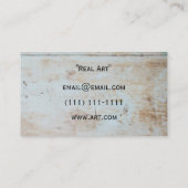 田舎のサボテンの名刺 名刺 (裏面)