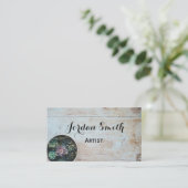 田舎のサボテンの名刺 名刺 (スタンド正面)