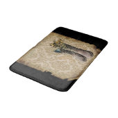 田舎のダマスク西部のカウボーイ·ブーツ バスマット (アングル)