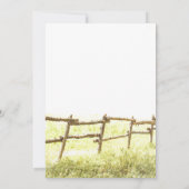 田舎のハートツリーブライダルシャワー招待状 招待状 (裏面)