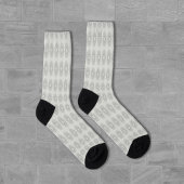 田舎のパタ落ちたーンへの小さな白いフローラ ソックス