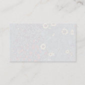 田舎のヒマワリが付いている庭 名刺 (裏面)