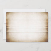 田舎のメイソン·ジャー·ブライダルシャワー招待状 招待状 (裏面)