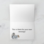 田舎のリス カード (内部)