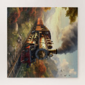 田舎の列車 ジグソーパズル (横)