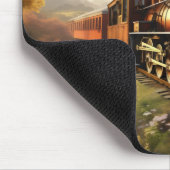 田舎の列車 マウスパッド (コーナー)