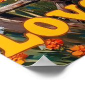 田舎の和音：クマのホイールジャム ポスター (角)