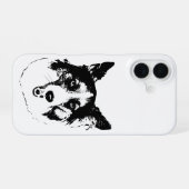 田舎の喜びの番人 iPhone 16ケース (裏面横)