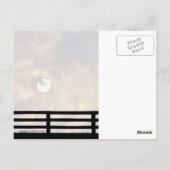 田舎の夕日 ポストカード (裏面)