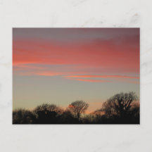 田舎の夕日(冬):チェシャ(イギリス)