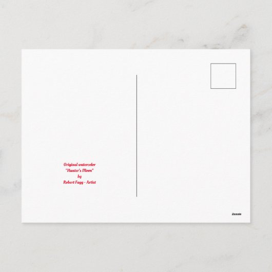 田舎の夜景ハンターの月 シーズンポストカード (裏面)