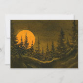 田舎の夜景ハンターまたは収穫月 招待状 (正面)