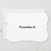 田舎の夜景、ハンターまたは収穫月 サンキューカード (裏面)