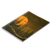 田舎の夜景、ハンターまたは収穫月 ノートブック (左側)