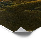 田舎の夜景、ハンターまたは収穫月 ポスター (角)