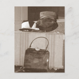 田舎の女性 ポストカード