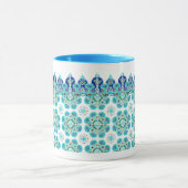 田舎の家のデザインのマグカップ マグカップ (中央)