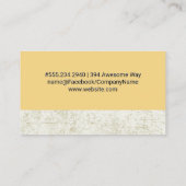 田舎の家畜 名刺 (裏面)