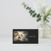 田舎の小さなホワイトチャーチ 名刺 (スタンド正面)