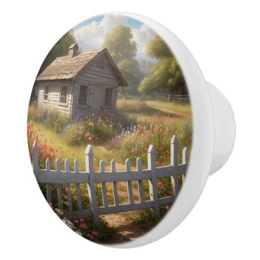 田舎の小さな小屋 セラミックノブ (右)