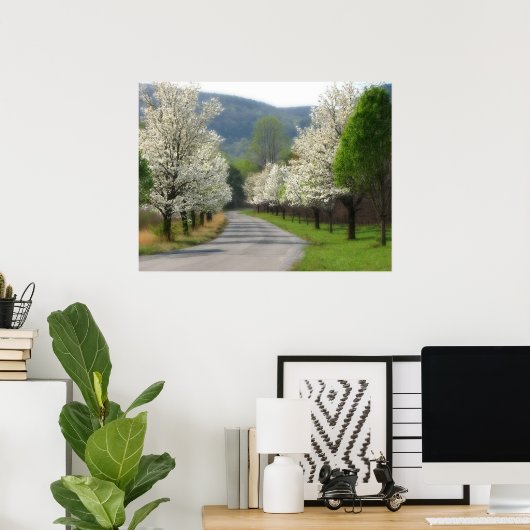 田舎の春 ポスター (ホームオフィス)