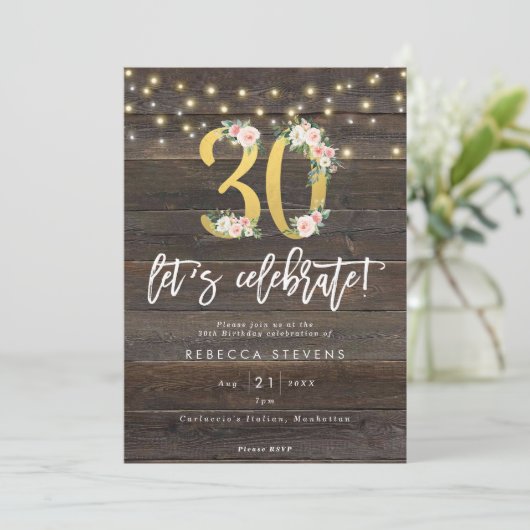 田舎の木は祝30歳の誕生日だ 招待状 (スタンド正面)