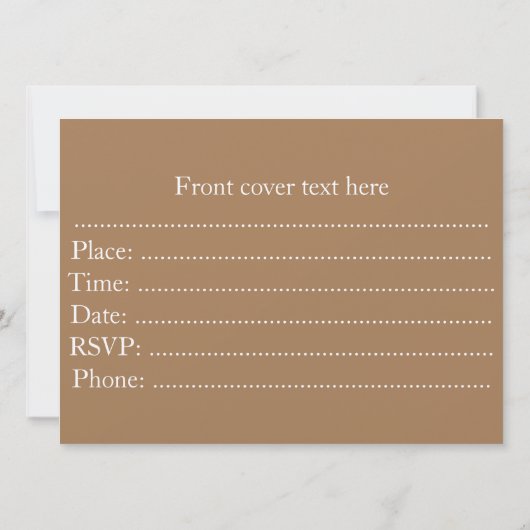 田舎の木製カートのカボチャとホイール 招待状 (裏面)