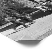 田舎の校舎 1937年 昔の写真 ポスター (角)