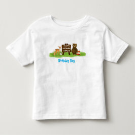 田舎の森パーティー動物の主役ゲスト トドラーTシャツ