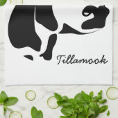 田舎の牛のキッチンタオル キッチンタオル (折り畳み)